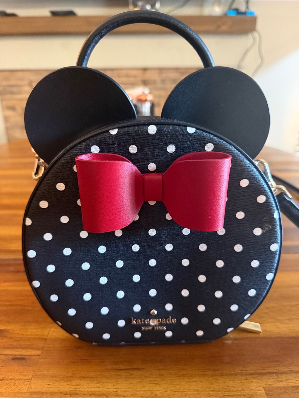 kate spade Minnie Mouse Polka Dot Bow Crossbody Bag